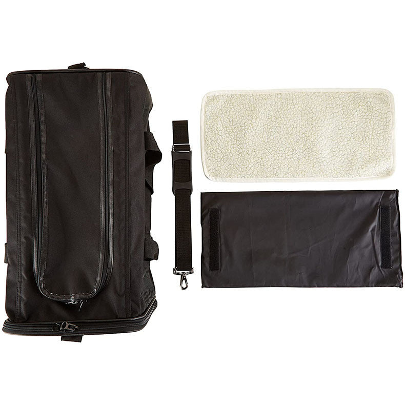 Pet carrier bag worn crossbody