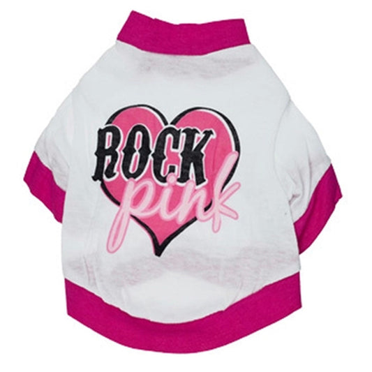 Soft cotton graphic pet t-shirt for dogs and cats