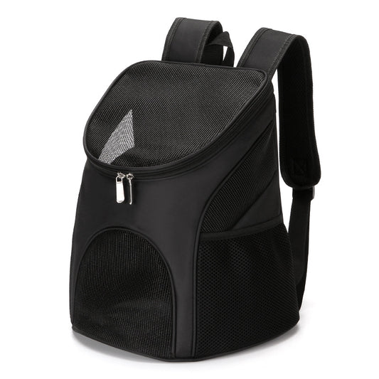 Breathable hands-free pet backpack carrier