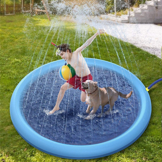 Splash pad play mat for pets and kids