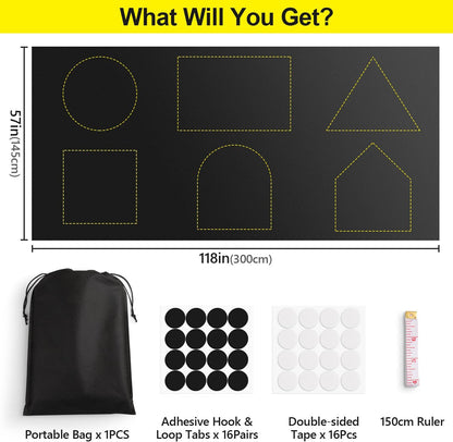 Portable Travel 100 Blackout Suction Cups DIY Curtains