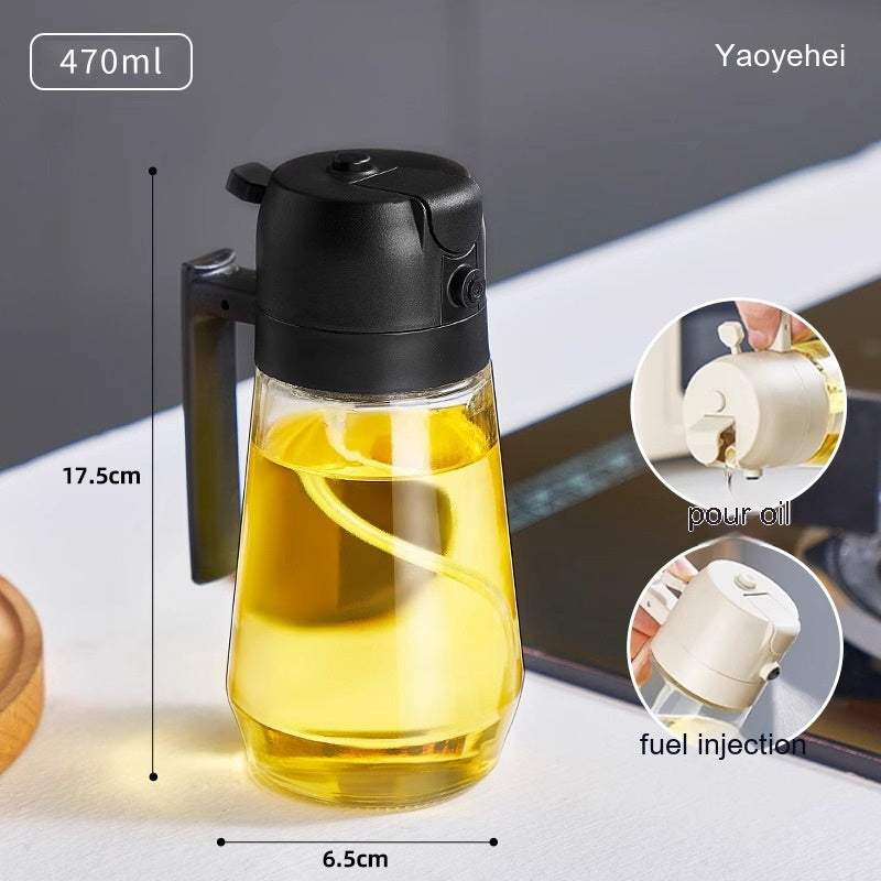 2 In 1 Glass Oil Vinegar Soy Sauce Spray