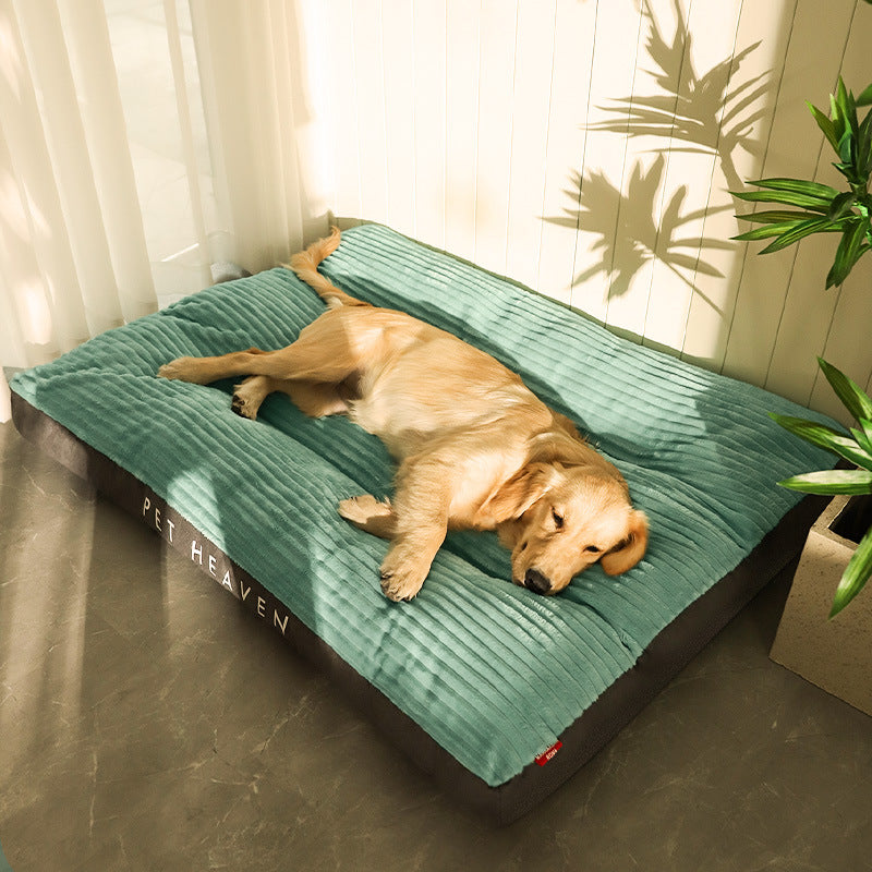 Removable washable pet bed cover