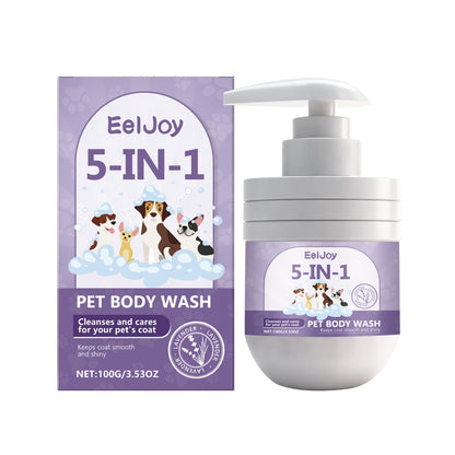 Natural pet shampoo for dogs and cats with lavender and ginger