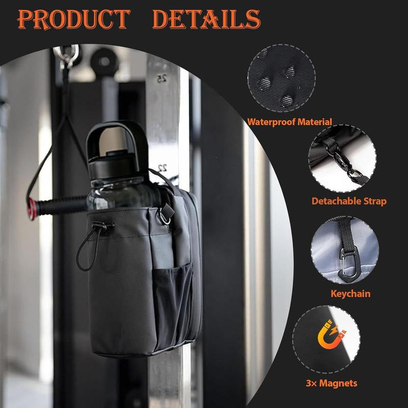 Magnetic Gym Bag (Without Water Bottle) for Gym, Travel, Work, and Sports Wmagnetic Bag Gym Accessories Organizer for Men Women Portable