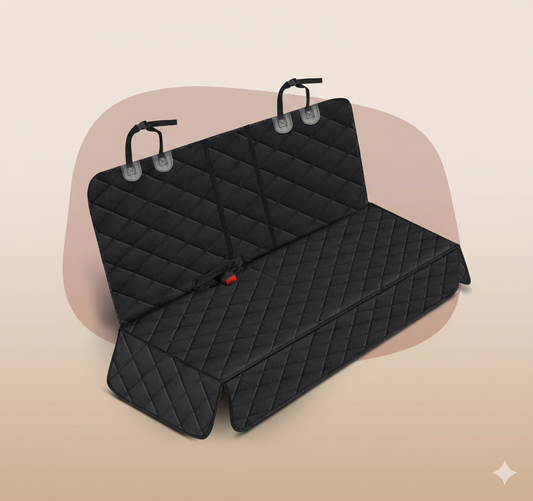 Dog Car Seat Cover (Waterproof, Non-slip, Black)