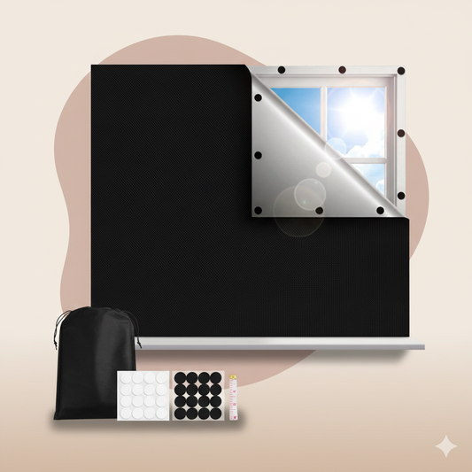 Portable Travel 100 Blackout Suction Cups DIY Curtains