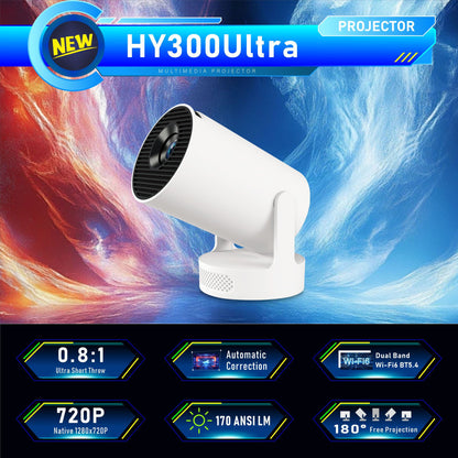 Ultra Short Focus HY300 Ultra Home Mini Projector