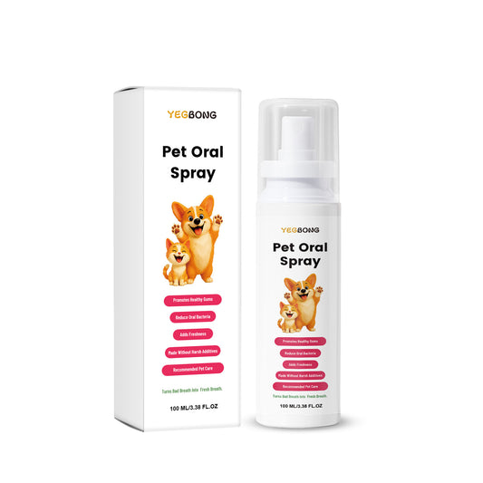 Pet oral spray for dog and cat dental care