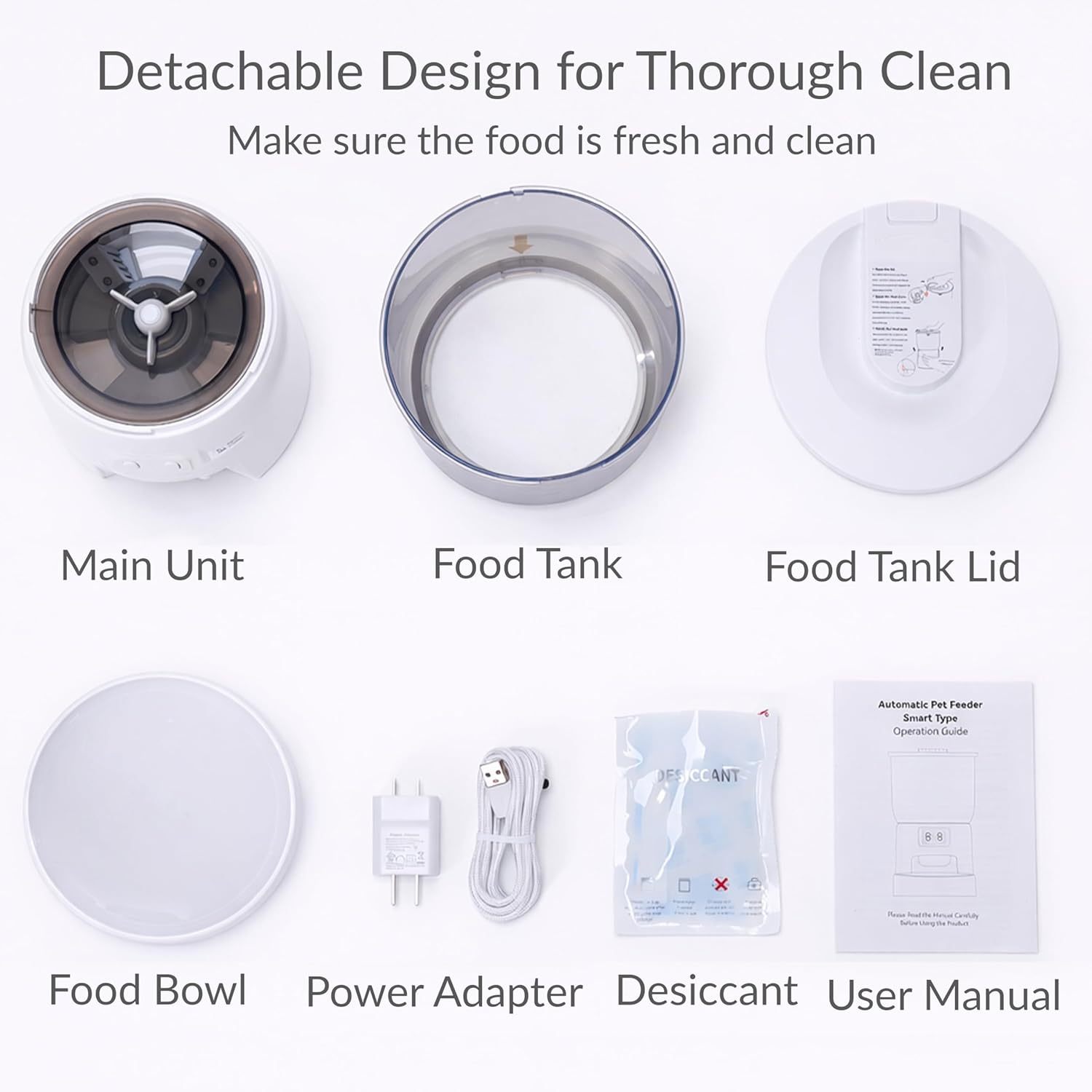 Pet feeder voice recording feature