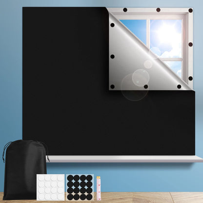 Portable Travel 100 Blackout Suction Cups DIY Curtains