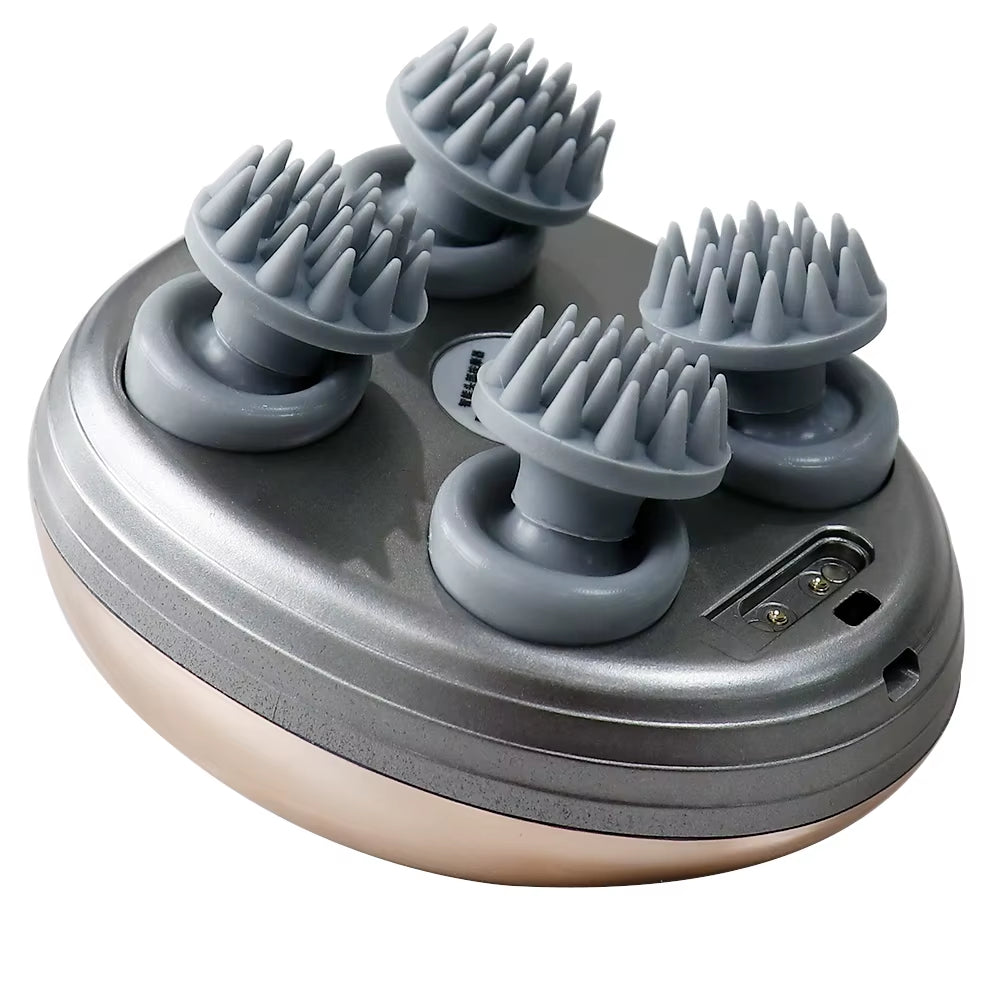 Electric Scalp Vibration Kneading Head Massager Device Muscles Massage Stimulate Blood Circulation and Banish Weariness Relax