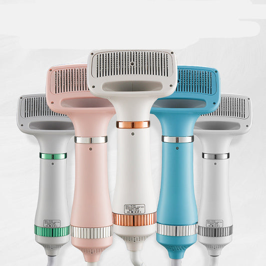 Pet hair dryer and grooming blower for dogs and cats