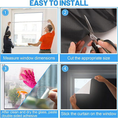 Portable Travel 100 Blackout Suction Cups DIY Curtains