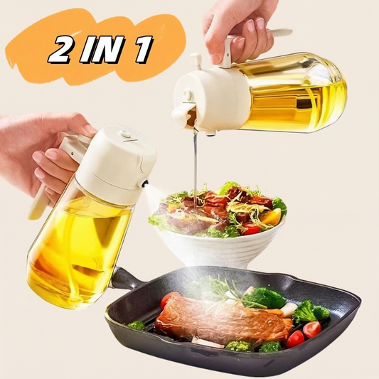 2 In 1 Glass Oil Vinegar Soy Sauce Spray