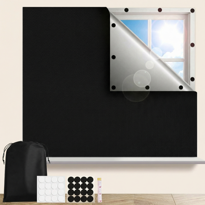 Portable Travel 100 Blackout Suction Cups DIY Curtains